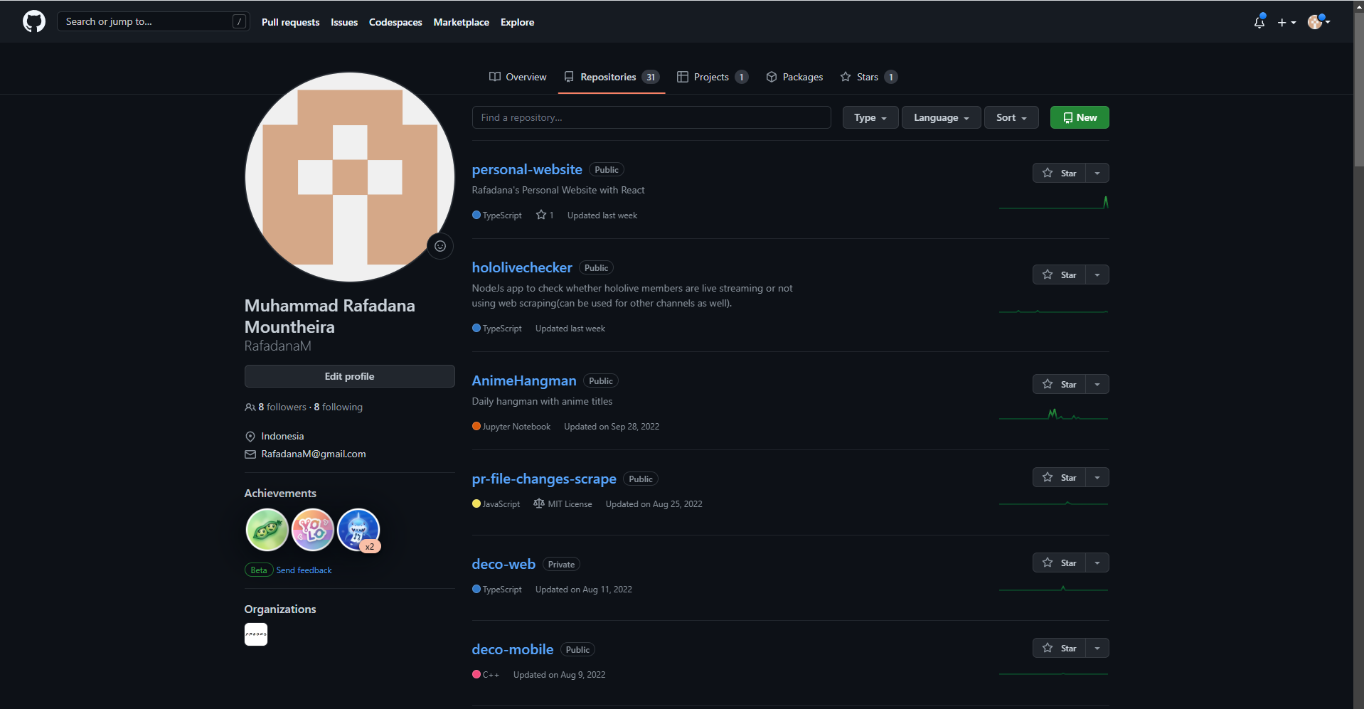 Checkout my GitHub Repo